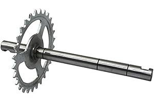 SELECTION EXTREMEMOTORSPARTS AXE DE PEDALIER CYCLO ADAPTABLE MBK 51, 50, 41, 40 (28 DTS) -SELECTION P2R-