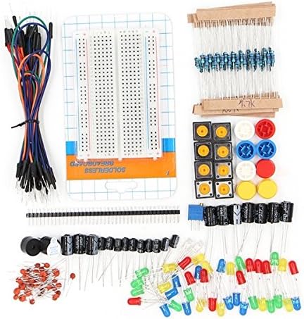 Arduino Geschikte Componenten Starters Set - Weerstanden / Condensator / LEDS / Mini Breadboard