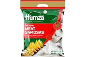VEENAS Humza Meat Samosa | 1500G | 50 Pieces | Frozen | Frozen Meat Samosa | Easy Cook | Crispy Snacks For All Time | Healthy | Indian Origin