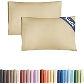 Pillowcase 50x80 Pack of 2 - Microfiber Machine Washable - Beige
