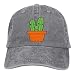 Produktbild Cute Cactus In Orange Pot Vintage Jeans Baseball Cap