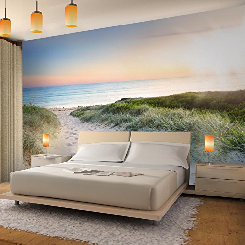Fototapete Strand 308 x 220 cm – Vliestapete – Wandtapete – Vlies Phototapete – Wand – Wandbilder XXL – !!! 100% MADE IN GERMANY !!! Runa Tapete 9008010a - 3