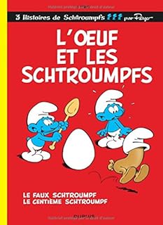 jaquette livre L'?uf et les Schtroumpfs, tome 4
