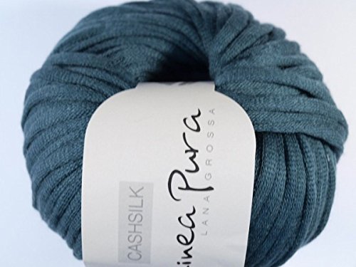 Lana Grossa Cashsilk 044 Dunkelpetrol 50g