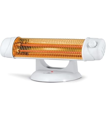 Orbegozo BP 3200 - Keramikheizer, zwei Leistungsstufen, Doppelknopf für den Betrieb, Tragegriff, Umkippschutz, 1000 W
