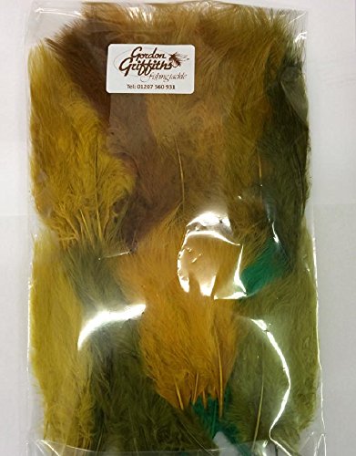 Gordon Griffiths 100 Turquie Marabout plumes pour Mouche - Nymphe Lot d'olive