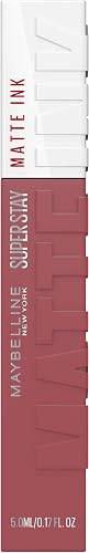 Maybelline New York SuperStay Matte Ink de Larga Duración, 140 Soloist | Pintalabios Líquido Mate, Color Altamente Pigmentado