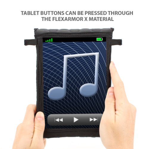 Tablet Tasche 10.1″ / Tablet Hülle Case / iPad Skin aus Neopren mit Zubehörfach / Schützhülle für Samsung Galaxy Tab A Fire HD Kids Lenovo Miix Thuawei MediaPad Microsoft Surface Odys Fusion Xido usw. - 5