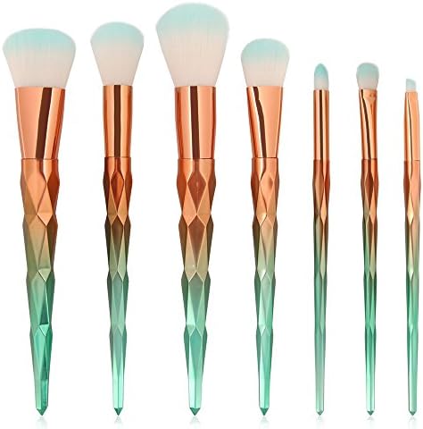 Efforty Thread Green Gradient Makeup Brush Powder Blush Makeup Cosmetic Brushes Tool