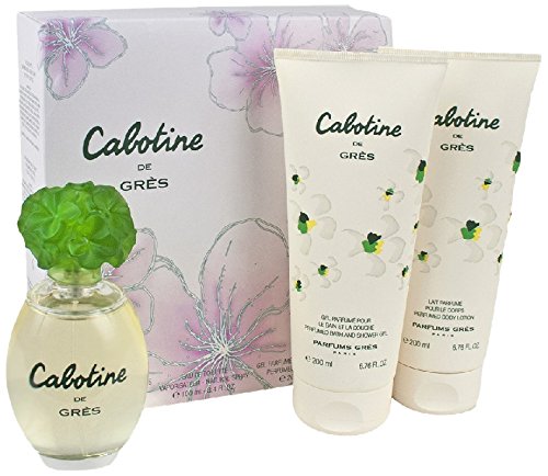 Cabotine by Gres 100ml Eau de Toilette Spray, 200ml Body Lotion & 200ml Shower Gel