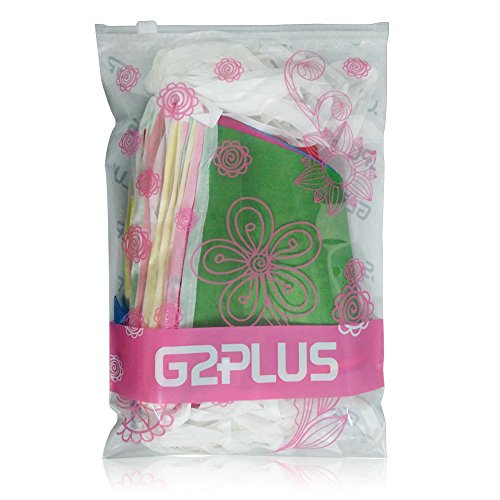 G2PLUS Schöne Wimpelkette 38 M Fahnen Girlande Wimpel mit 100 Stück Farbenfroh Wimpeln ideal für Geburtstagsparty; Feiern (1 PCS) - 5