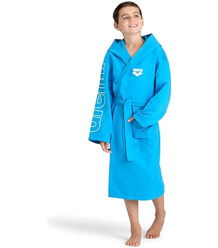 Accappatoio Arena Zeppelin Light Junior - In Cotone Con Cappuccio E Tasche - Foto 2