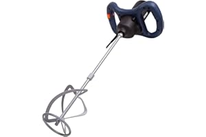FERM Miscelatore cemento e malta 1400W - Velocità variabile - Soft start. Cavo in gomma da 3 m