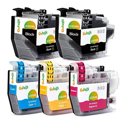 Gohepi LC3219XL Compatible para Cartuchos de tinta Brother LC3219XL LC3219 Brother MFC-J5330DW MFC-J5335DW MFC-J5730DW MFC-J5930DW MFC-J6530DW MFC-J6930DW MFC-J6935DW - 2 Negro Cian Magenta Amarillo Pack de 5