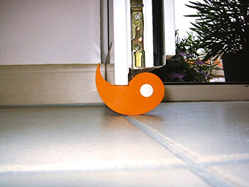 2er Set Tür- und Fensterstopper Flux in creme-weiß - 2