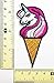 Produktbild Einhorn Eis Cartoon Fantasy Patch Weste/Jacke Biker Patch Motorrad Fahrer Biker Tattoo Jacke T-Shirt Patch Sew Iron on gesticktes Schild Badge