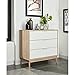 Produktbild Charlotte Kommode 80 cm - weiß und Dekor eiche