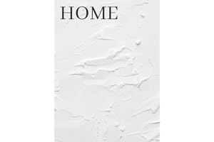 White Home Paint Stroke Decorative Home Staging Book: For Console table, End table Coffee table, Bookshelf Display & Show Hom