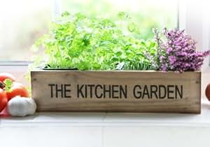 Kitchen Herb Garden Kit Windowsill Window Box Planter with Seeds: Amazon.co.uk: Garden \u0026 Outdoors