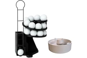 LexTex Range Reload Golf Ball Launcher Pro, Golf Ball Dispenser with Foot Pedal, Automatic Tee up Machine for Indoor Outdoor Golfs Practice, Large Capacity 25 Golfs Balls for Golflover