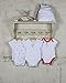 The Essential One - 3 Pack Baby Girl Floral Bodysuits - ESS115