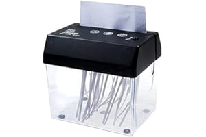 Globalflashdeal Desktop A5 Or A4 Folded Paper Strip-Cut Small USB Shredder for Home/Office