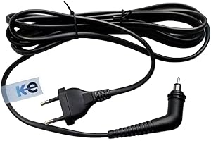 Anakel Home Câble d'alimentation de rechange compatible avec plaques à cheveux GHD MK4, MK4.2, MK5, câble rotatif, couleur noir, 1,50 m