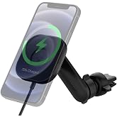 Spigen Mag Fit ITS12W MagSafe Uyumlu Kablosuz Şarj &ouml;zellikli Ara&ccedil; İ&ccedil;i Havalandırma / Izgara Telefon Tutucu - ACP02615 (Spigen