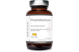 ‎KENAY KENAY EUROPE | Phosphatidylcholin | 385mg 60 Kapseln | Nahrungsergänzungsmittel | KENAY®