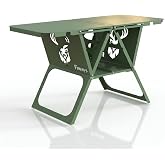 Fiways Axis Katlanır Metal Kamp Masası, 85x41 cm Bah&ccedil;e Balkon Sehpası, Ağır Hizmet Vanlife Pişirme İstasyonu, Tır Brandası Ku