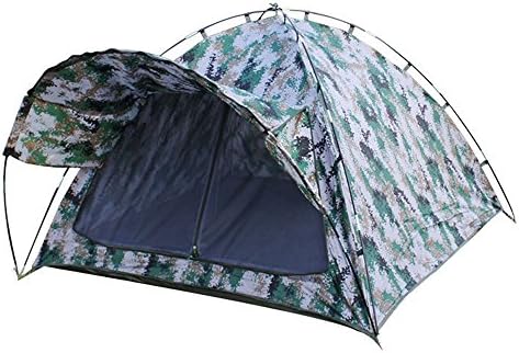 RFVBNM Camping tent Digital Camouflage front awning tent Outdoor double camping tent