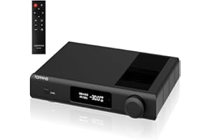 AOSHIDA Topping D90III Discrete Full Bilanciato DAC, DSD512 PCM768kHz, DAC Discreto a 1bit con Modulo PSRM, Convertitore DA USB/Bluetooth5.1/ottico/coassiale/AES/IIS a RCA/XLR (Nero)