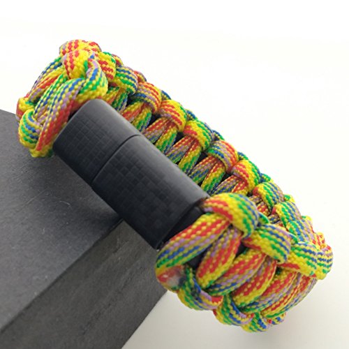 OBOR Lighting Cable Nylon Weave Bracelet - Wristband Style iPhone Charging Charger USB Cable for iPhone 7 7 plus/ iPhone 6 6 Plus/iPhone 5 8S SE (Iridescent)