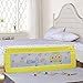 180cm Bed Rail Safety Folding Gate Child Kids Bed Guard Protection 3 Colors With Picture Version (Yellow)