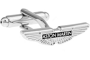 Liftstyle Jewelry Aston Martin Super Car Logo Men's Cufflinks French Dress Wedding Cufflinks Gift Set with Gift Bag