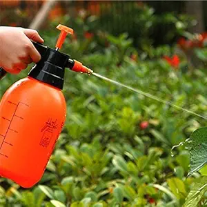 Flix-Kart 1. 5 Litre Handheld Garden Spray Bottle Chemicals, Pesticides, Neem Oil and Weeds Lightweight Pump Pressure Water Sprayer (Multi Color)