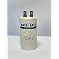 Royal Apex 2 Pin PVC Round Capacitor for Motor Compressor etc | CE EN60252 (2 PIN 20MFD (20µF))
