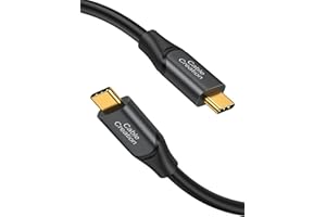 CableCreation Kabel USB C na C 30 cm, USB C do C USB 3.2 Gen2 10 Gb/s, kabel do transmisji danych, 100 W do szybkiego ładowania Android Auto kabel typu C do zewnętrznego SSD MacBooka iPad Galxy S23
