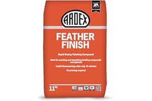 Ardex Feather Finish 11kg | Rapid-Drying Patching & Smoothing Compound for Floors | 50m² Coverage | Install Floorcoverings In Just 15 Minutes