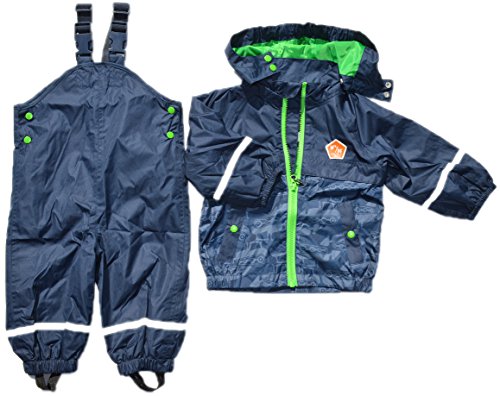 NAME IT Baby Boys' Rain Trousers Blue Dress blues EU 74