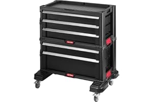Keter 237007 Verktygsvagn, Svart, 56,2 x 28,9 x 50,2 cm