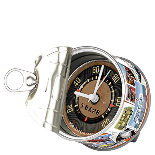 VW Collection by BRISA Tischuhr Magnetuhr MyClock, die Uhr in der Dose mit VW Bus T1 Motiv - 2