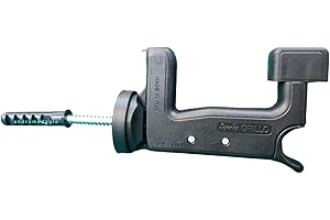 ANDROMEDAGIE Super Top Grillo 10 uds. tornillo 70 mm negro | Retenedor automático patentado EsinPlast | Ajustable 44-60 mm | Para persianas y persianas | Compatible con aluminio, madera, hierro PVC