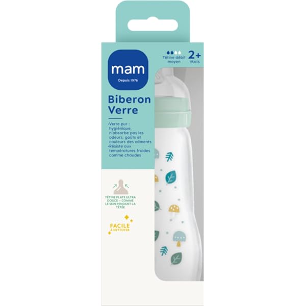 Manchon Isolant Pour Biberon En Verre - Housse De Protection Anti-Chute En Coton, Pour Biberons Standard Jusqu'à 300ml
