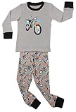 Floorey Boys Pyjamas Motorbike 2 Pieces Pajamas set 100% Cotton (All sizes)