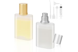 LOPHE Nebulizzatore Profumo, 2 Pz 30 ml Atomizzatore Profumo Bottiglia di Profumo Vuota, Vetro Nebulizzatore Profumo Contenitore Profumo per Viaggiare, Festa, Vita Quotidiana