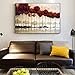 Produktbild LLTYED Red Tree Reflection In River Wall Art Canvas Paintings On The Wall Abstract Landscape Pop Art Canvas Pictures For Living Room