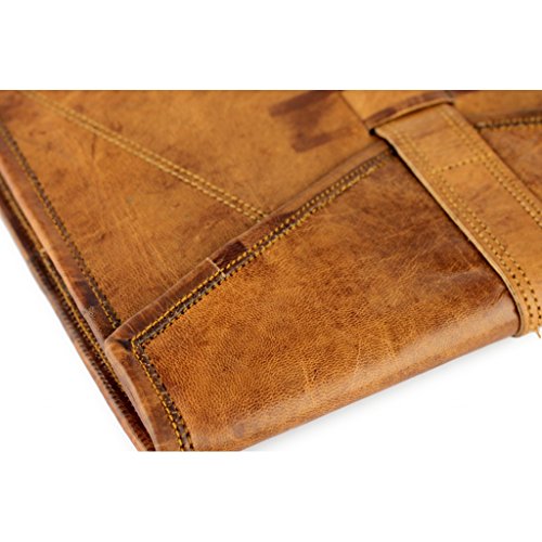 A.P. Donovan – Hülle für iPad 2 / 3 / 4 und iPad Air 1 / 2 – Etui, Case, Cover – Tasche / Schoner fürs Tablet – Vintage – braun – aus Leder - 6