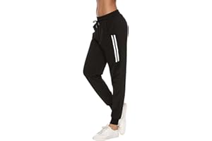Nieery Pantaloni Sportivi Donna Pantaloni Tuta Cotone Jogging Yoga Casual Donna con Tasche e Cintura
