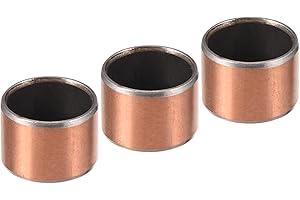 Kozelo 3pcs 1210 Sleeve Bearings - [12mm Bore Dia x 14mm OD x 10mm Length] Wrapped Oilless Bushings for Sliding Movements of Machinery Use